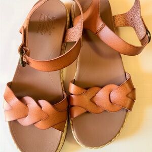 Skechers Women's Braided Tan Sandals